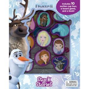 🆕️Frozen 2 Stuck on Stories Board book, A book and toy in one